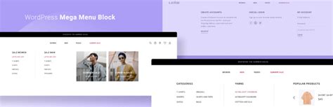 WordPress Mega Menu Block – WordPress plugin.